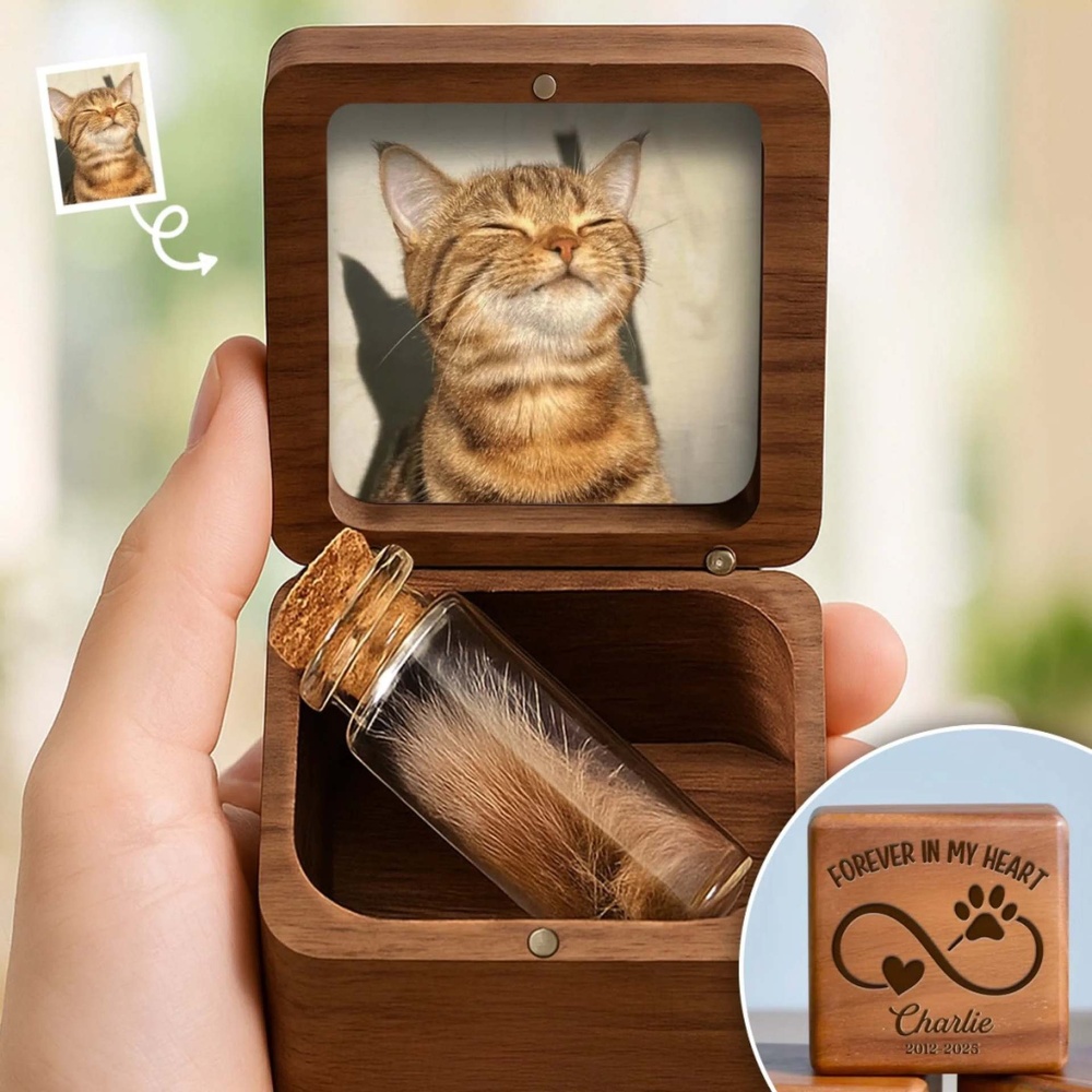 Customized commemorative box for pet photos