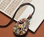 China traditional culture and art woodcarving crafts, wooden necklace accessories